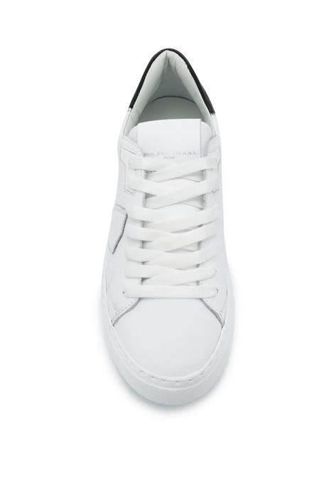 Sneakers Basse Temple - Bianco e Nero PHILIPPE MODEL | BTLDV010